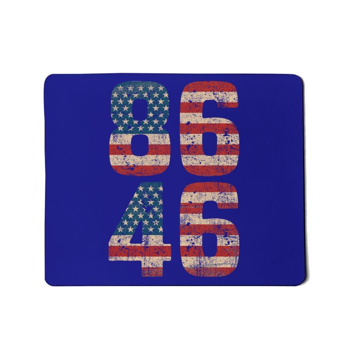 86 46 Impeach Biden 46 Vintage Distressed 8646 Anti Biden Mousepad