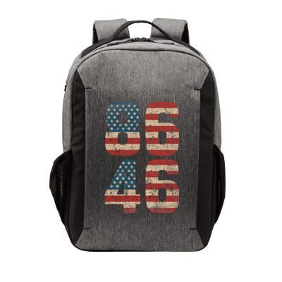 86 46 Impeach Biden 46 Vintage Distressed 8646 Anti Biden Vector Backpack