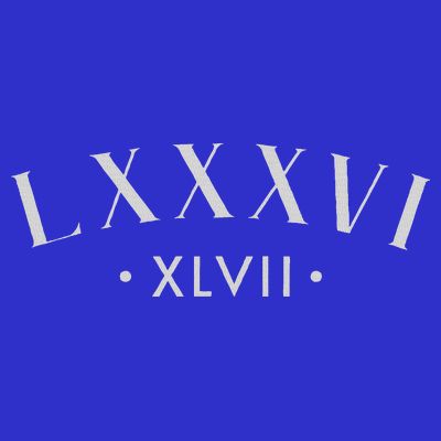 86 47 Roman Numerals Lxxxvi Xlvii 8647 Subtle Anti Trump T-Shirt