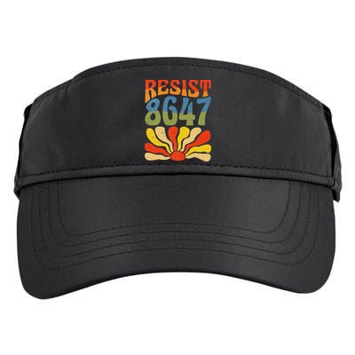 86 47 Resist Flower Women President Adult Drive Performance Visor