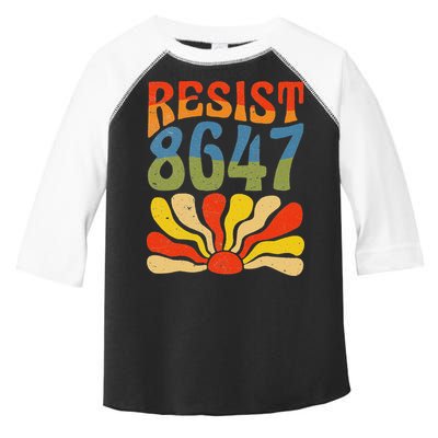 86 47 Resist Flower Women President Toddler Fine Jersey T-Shirt