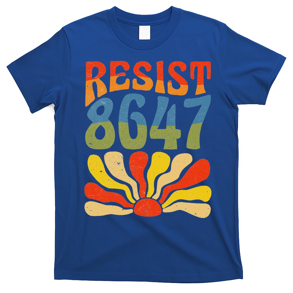 86 47 Resist Flower Women President T-Shirt