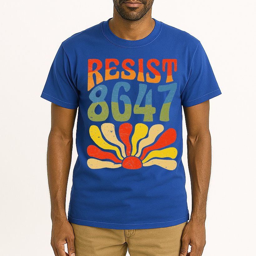 86 47 Resist Flower Women President Tall T-Shirt