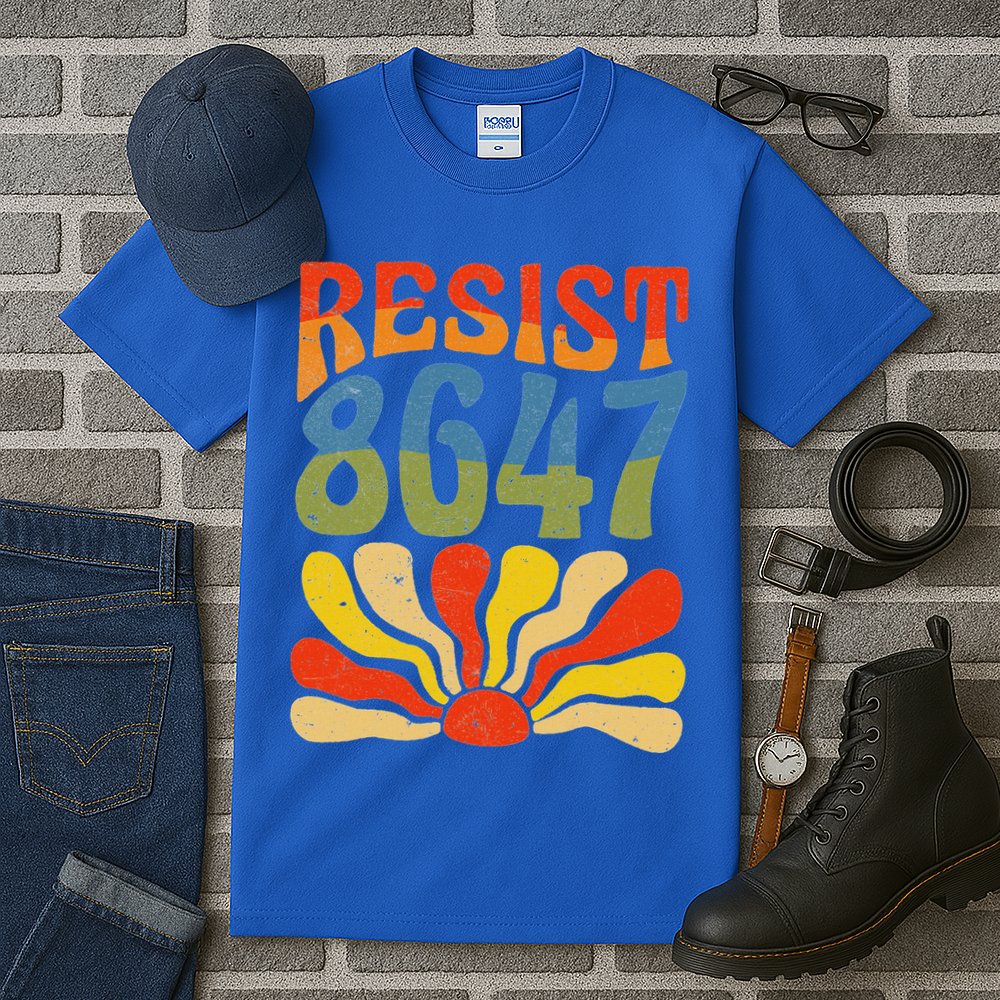 86 47 Resist Flower Women President Tall T-Shirt