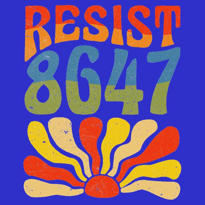 86 47 Resist Flower Women President Tall T-Shirt