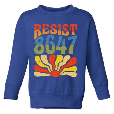 86 47 Resist Flower Women President Toddler Sweatshirt
