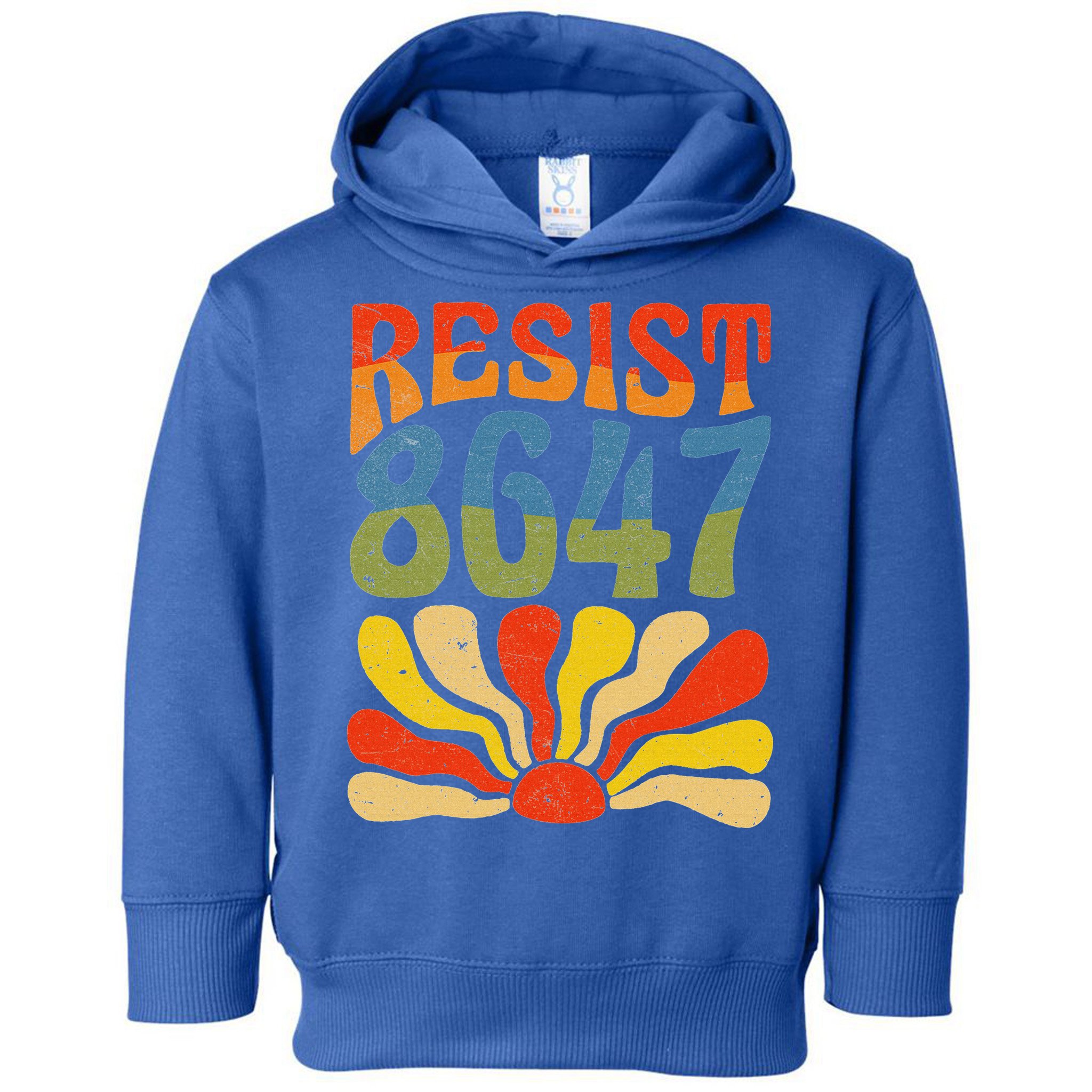 86 47 Resist Flower Women President Toddler Hoodie