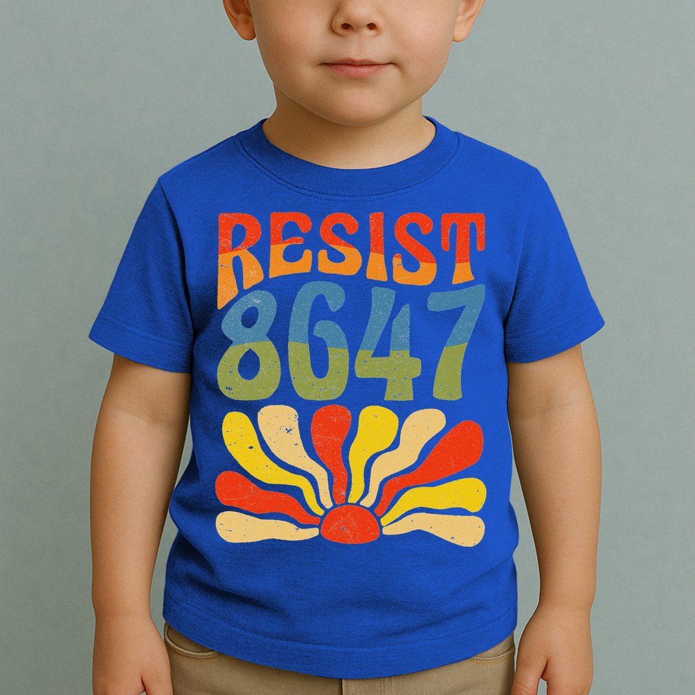 86 47 Resist Flower Women President Toddler T-Shirt