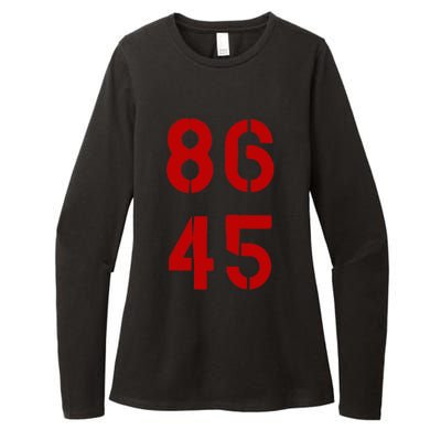 86 45 Remove Trump Womens CVC Long Sleeve Shirt