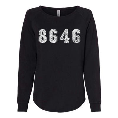 86 46 Republican Trump Political Statement Womens California Wash Sweatshirt