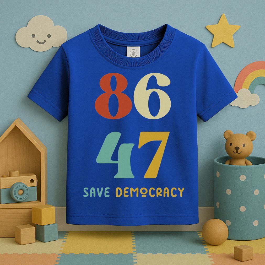 86 47 Save Democracy Anti Trump Political Protest Toddler T-Shirt