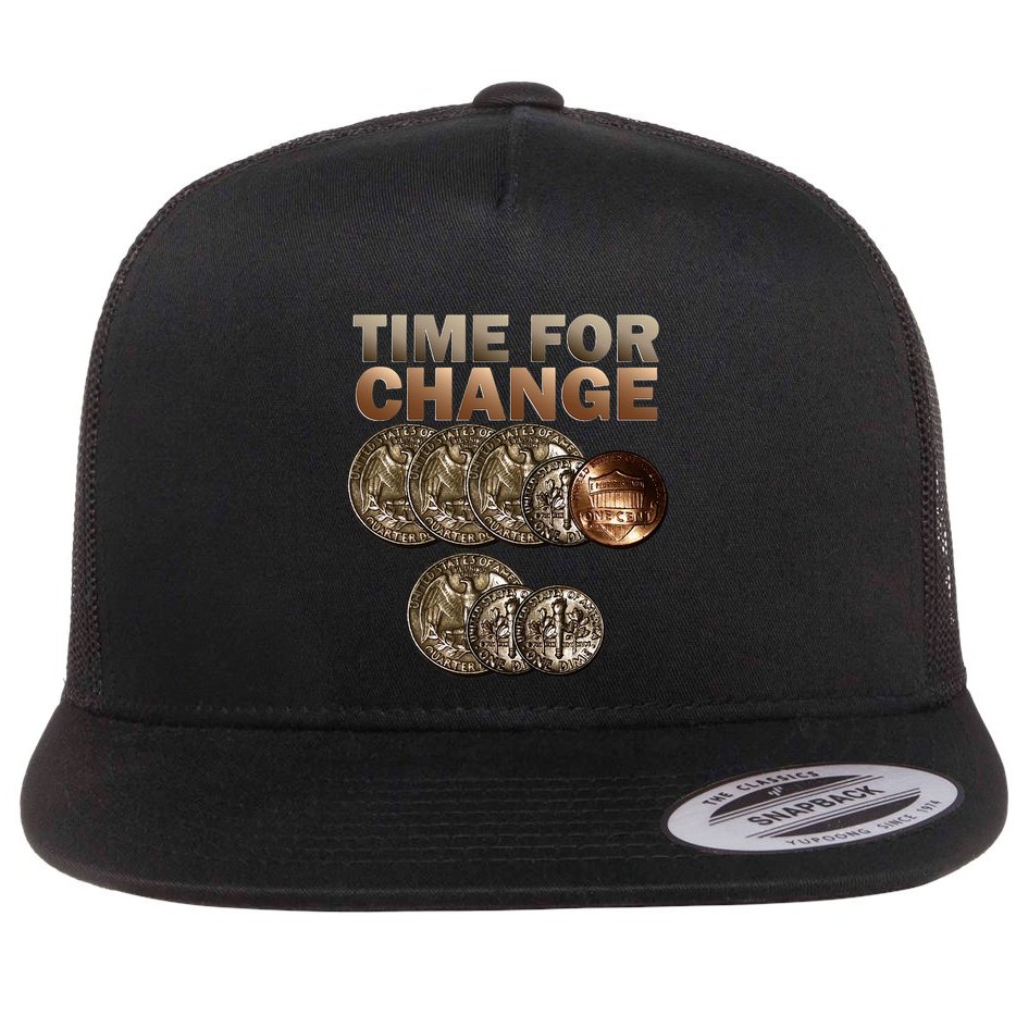 86 45 T Anti Trump 8645 Humor Gift Flat Bill Trucker Hat