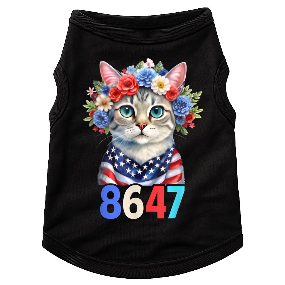 86 47 vintage 8647 outfits 8647 Floral Retro 86 47 Cat Lovers Doggie Tank