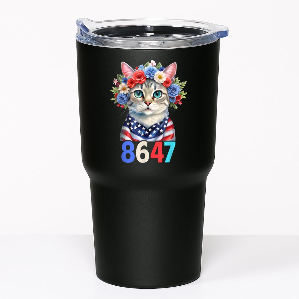 86 47 vintage 8647 outfits 8647 Floral Retro 86 47 Cat Lovers Tumbler