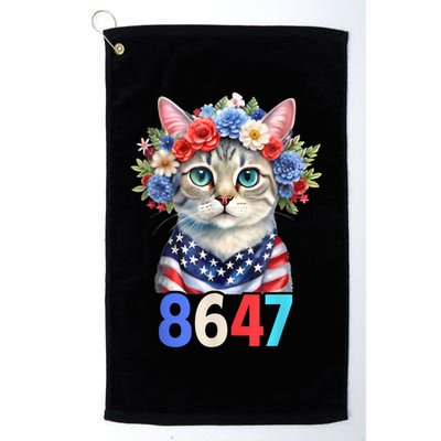 86 47 vintage 8647 outfits 8647 Floral Retro 86 47 Cat Lovers Golf Towel