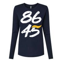 8645 Impeach Trump Vintage Distressed 86 45 Womens Cotton Relaxed Long Sleeve T-Shirt