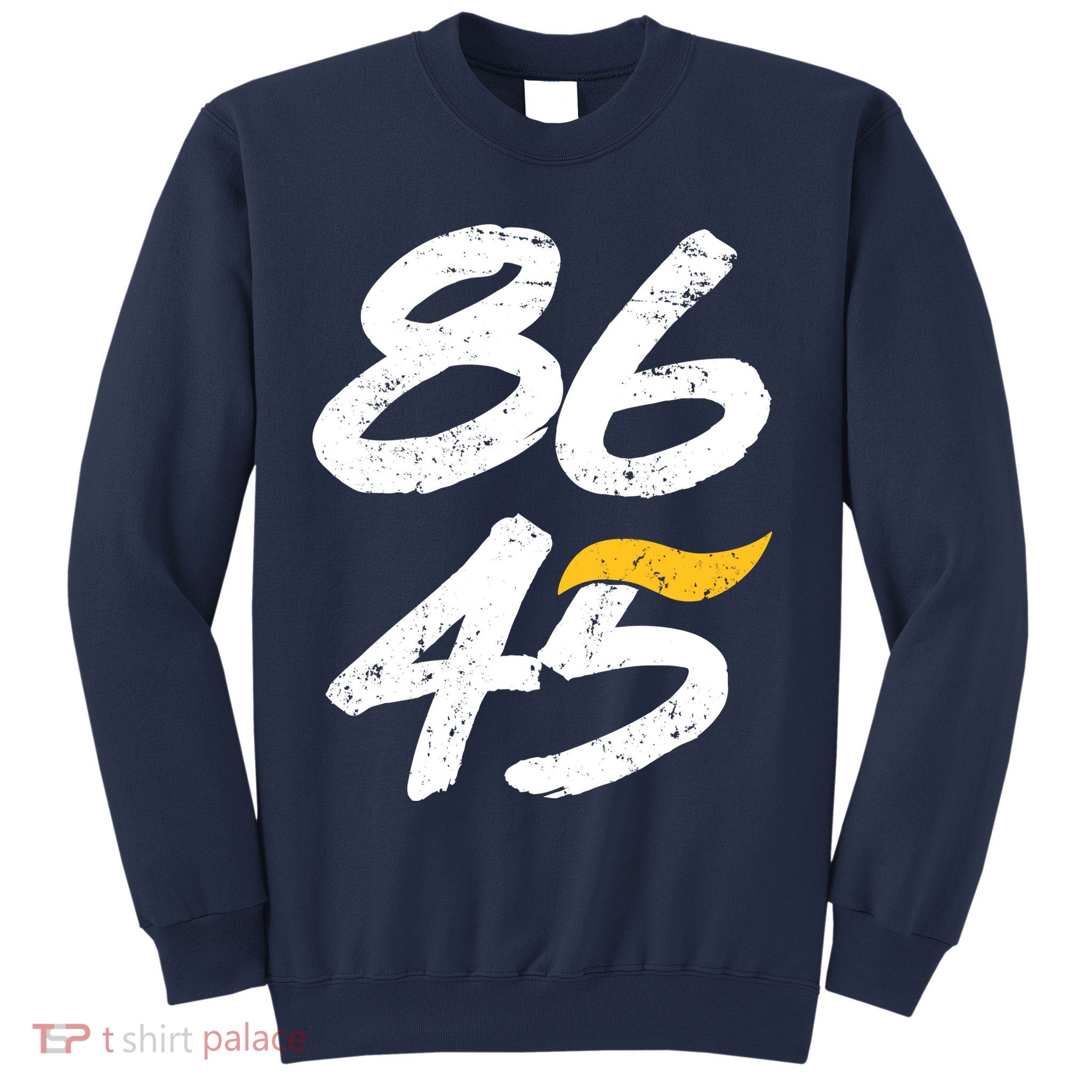 8645 Impeach Trump Vintage Distressed 86 45 Sweatshirt