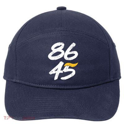 8645 Impeach Trump Vintage Distressed 86 45 7-Panel Snapback Hat