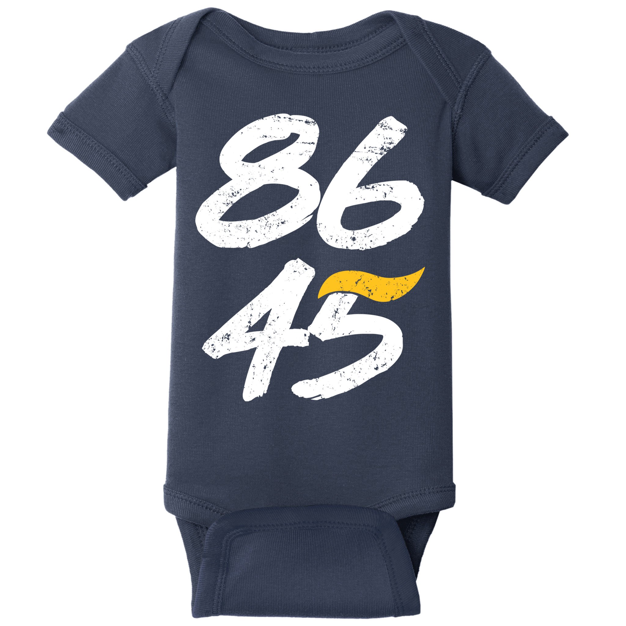 8645 Impeach Trump Vintage Distressed 86 45 Baby Bodysuit