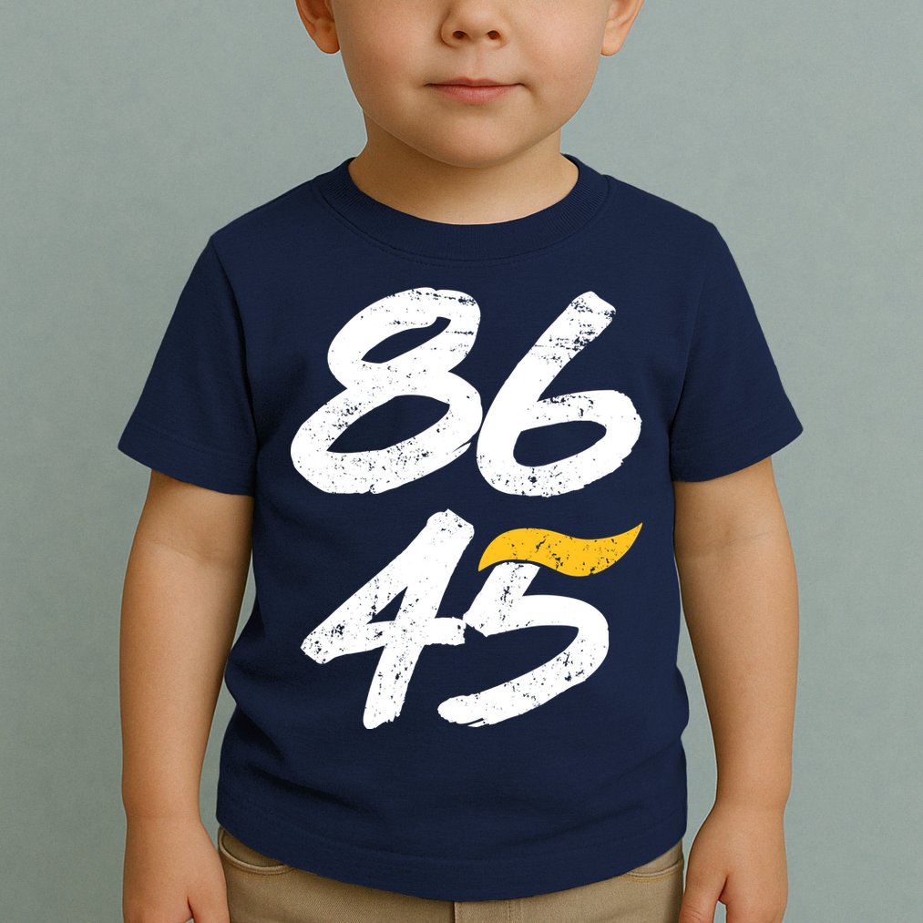 8645 Impeach Trump Vintage Distressed 86 45 Toddler T-Shirt