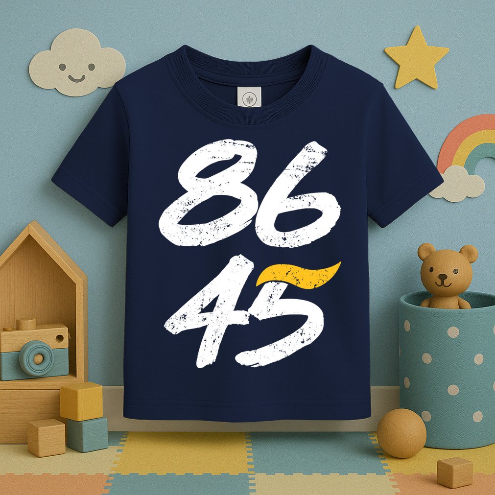 8645 Impeach Trump Vintage Distressed 86 45 Toddler T-Shirt