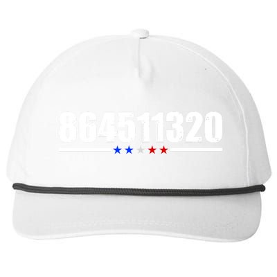 864511320 Anti Trump 8645 Snapback Five-Panel Rope Hat