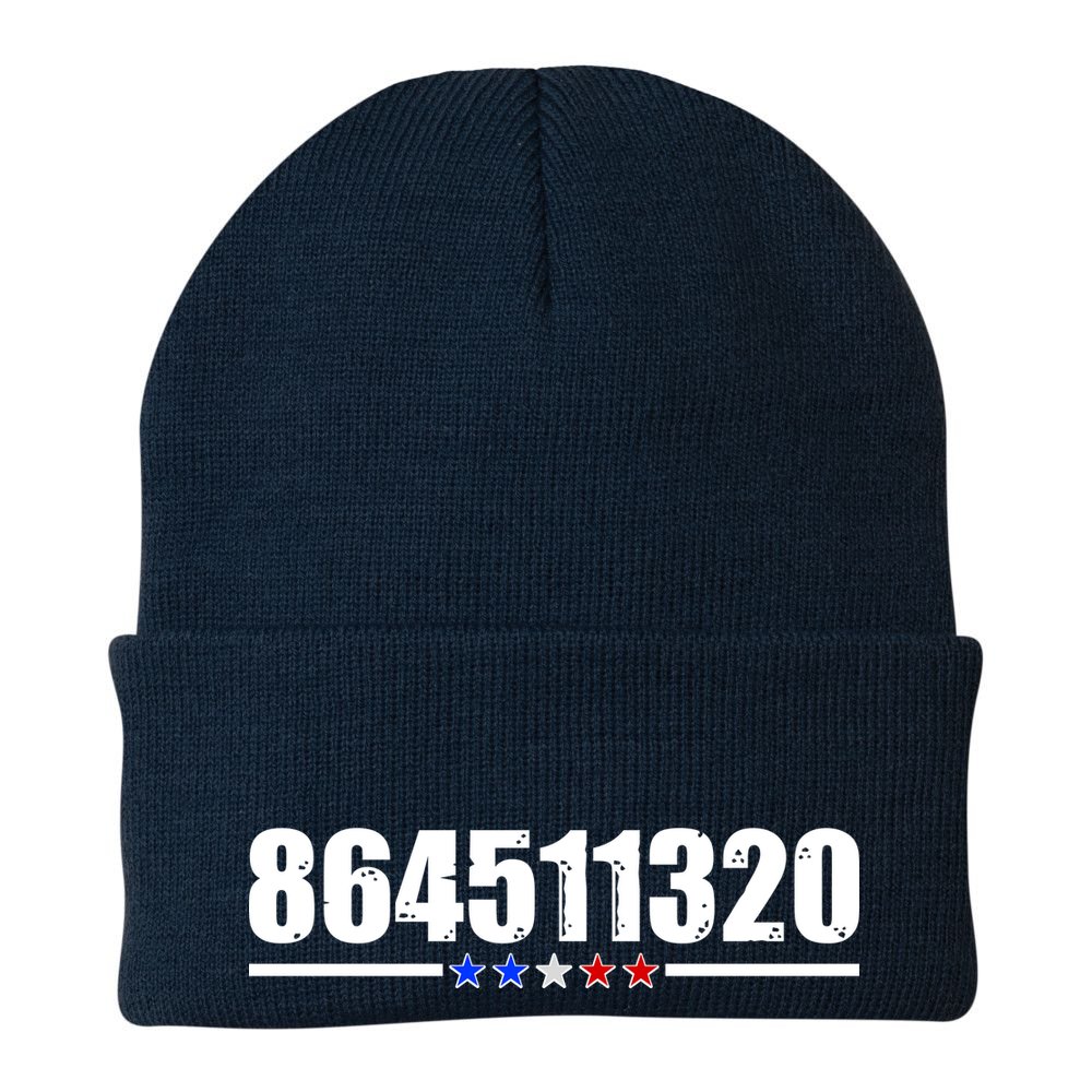 864511320 Anti Trump 8645 Beanie