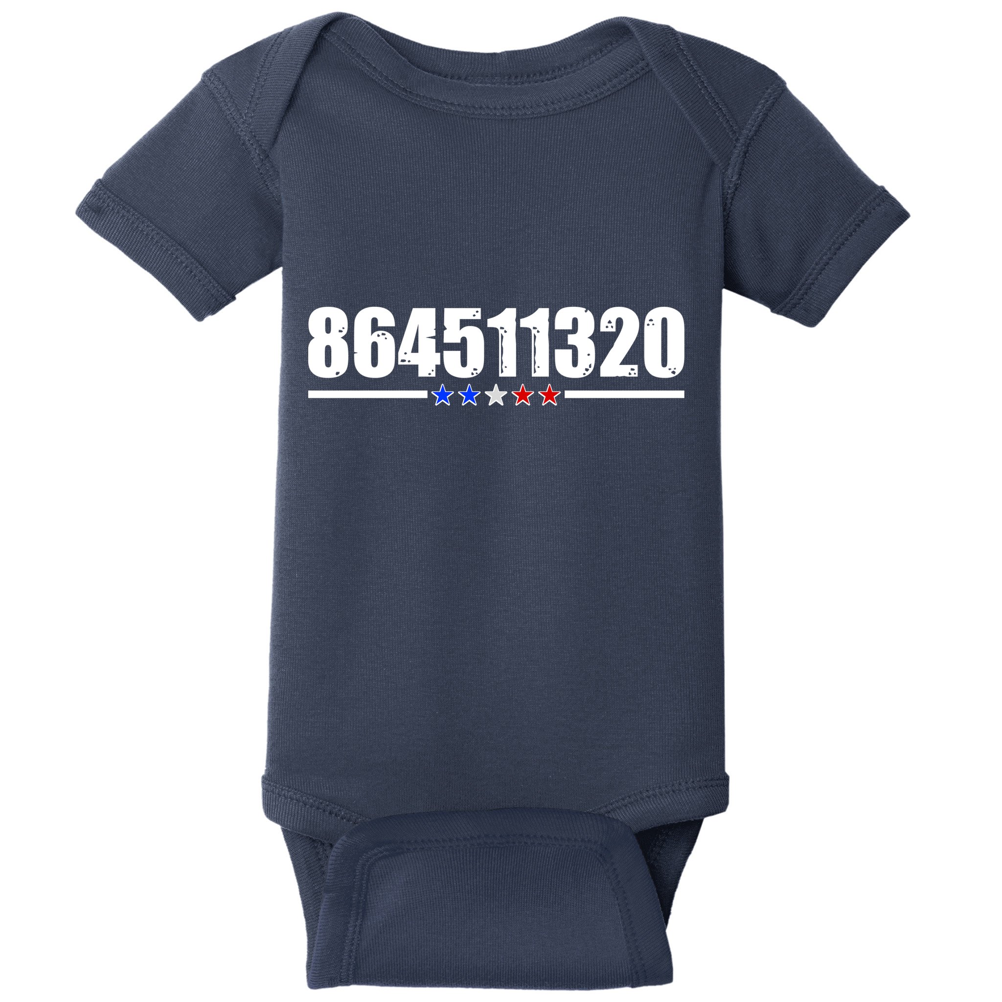 864511320 Anti Trump 8645 Baby Bodysuit