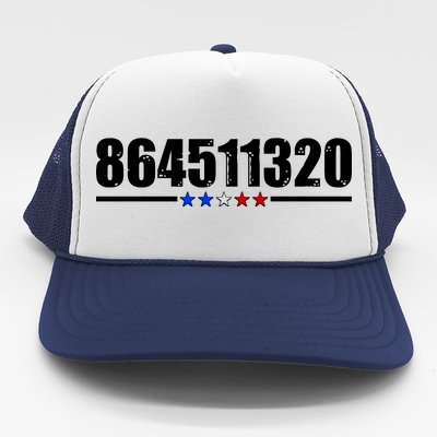 864511320 Anti Trump 8645 Trucker Hat