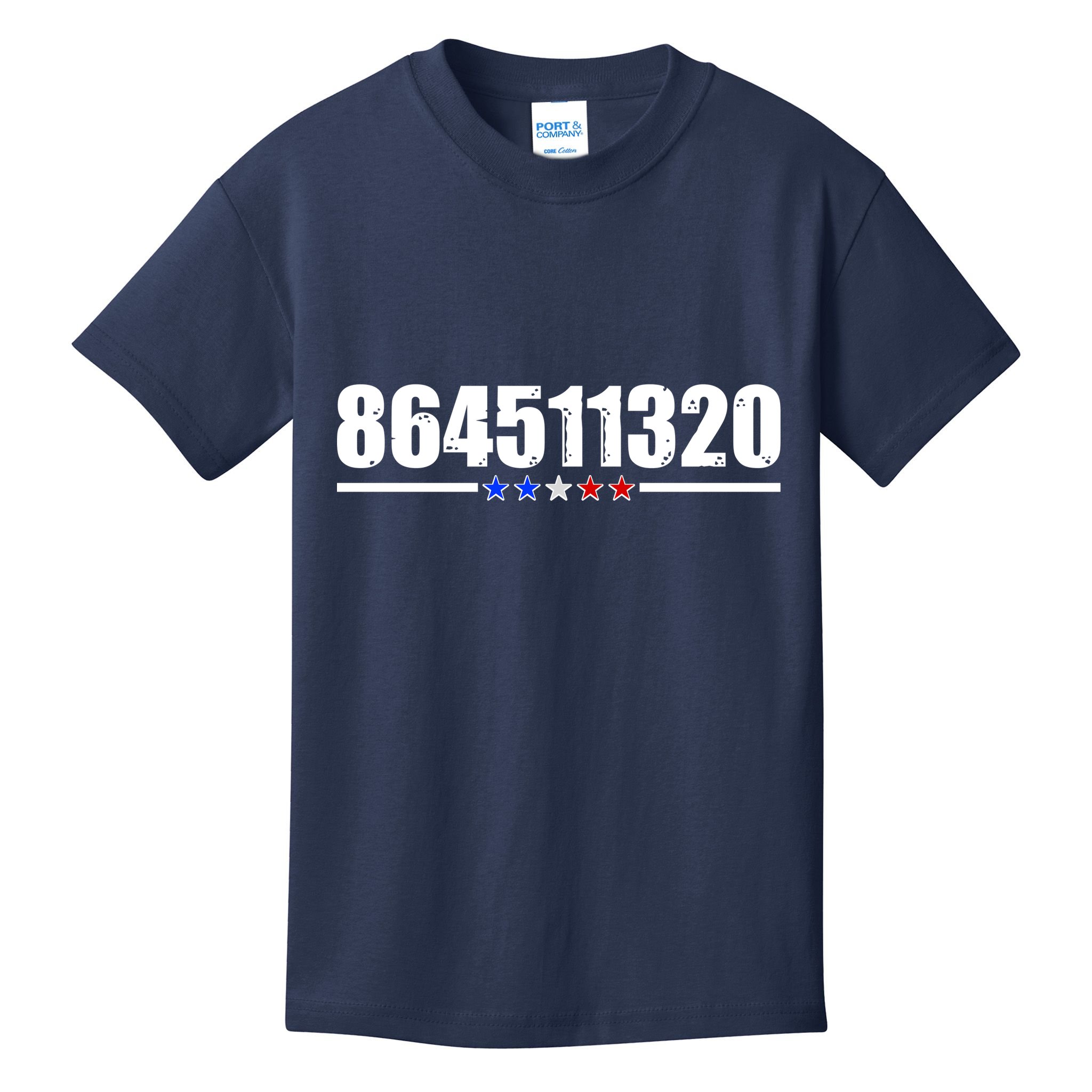 864511320 Anti Trump 8645 Kids T-Shirt