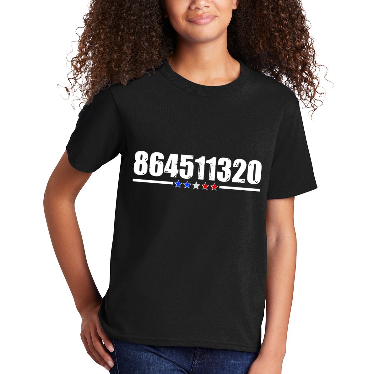 864511320 Anti Trump 8645 Kids T-Shirt