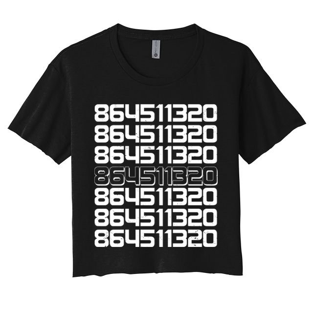 864511320 Get Rid Of Trump November Election Crop Top