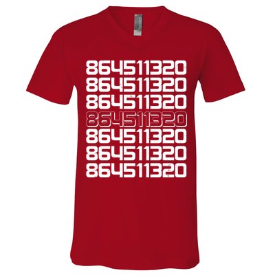 864511320 Get Rid Of Trump November Election V-Neck T-Shirt