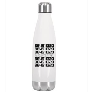 864511320 Get Rid Of Trump November Election Stainless Steel Insulated Water Bottle