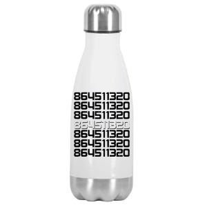 864511320 Get Rid Of Trump November Election Stainless Steel Insulated Water Bottle