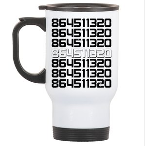 864511320 Get Rid Of Trump November Election Stainless Steel Travel Mug