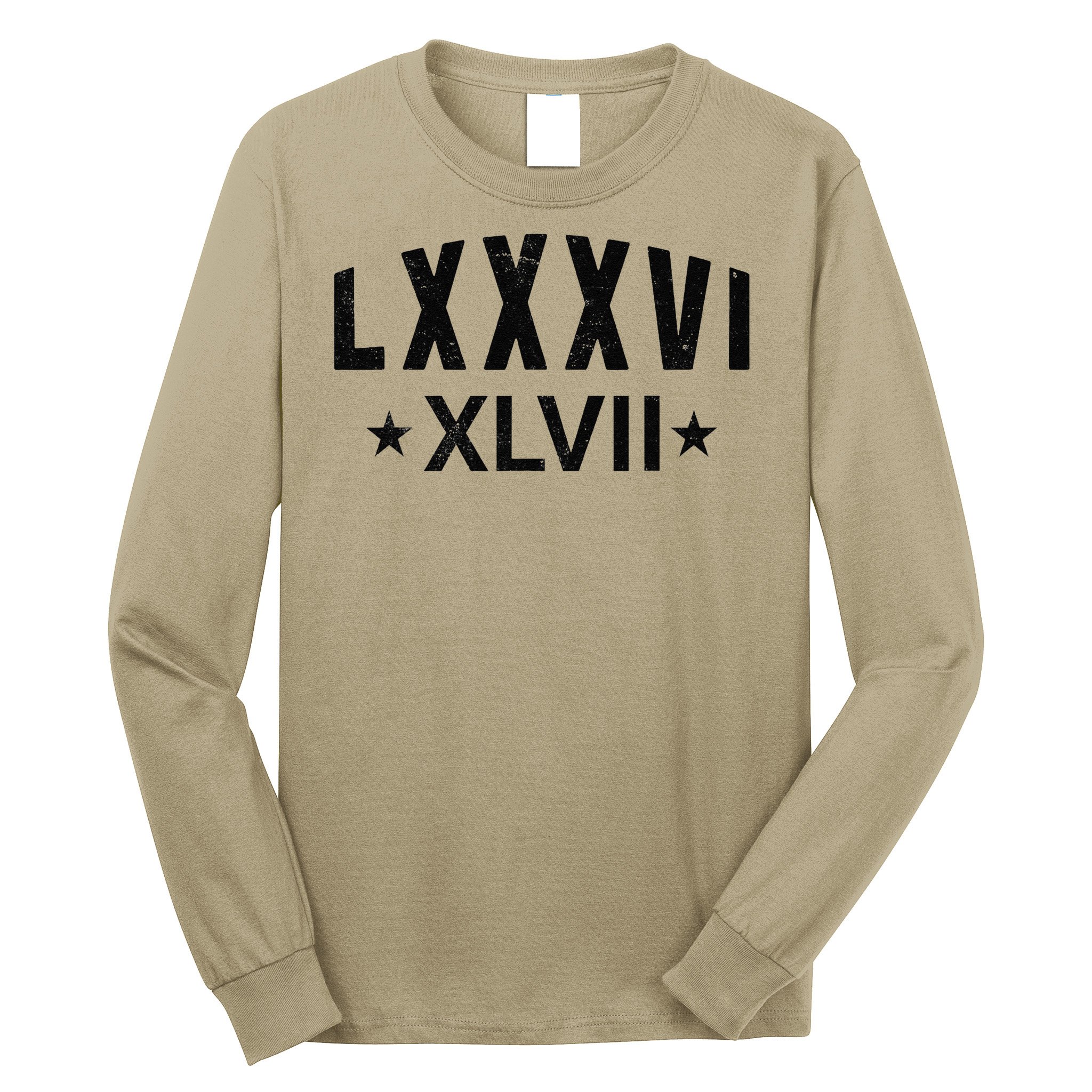 86-47-Roman-Numerals-LXXXVI-XLVII-8647-Subtle-Anti-Trump Long Sleeve Shirt