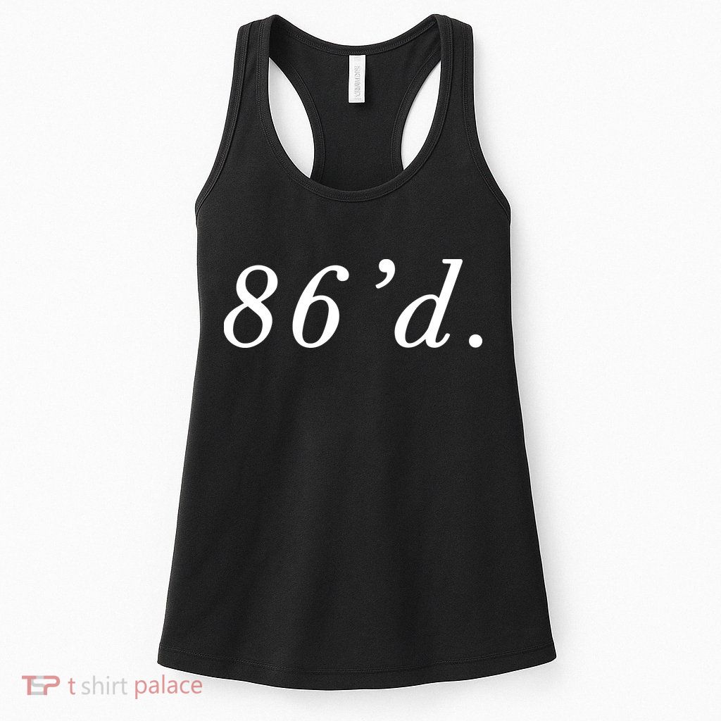 86 86d Funny Chef Funny Restaurant Slang Womens Tank Top