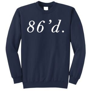 86 86d Funny Chef Funny Restaurant Slang Sweatshirt