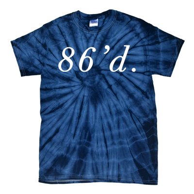 86 86d Funny Chef Funny Restaurant Slang Tie-Dye T-Shirt