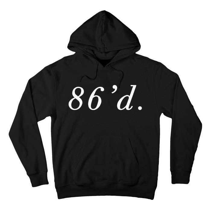 86 86d Funny Chef Funny Restaurant Slang Hoodie