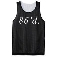 86 86d Funny Chef Funny Restaurant Slang Mesh Reversible Basketball Jersey Tank