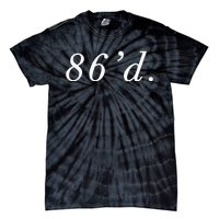 86 86d Funny Chef Funny Restaurant Slang Tie-Dye T-Shirt