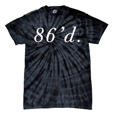 86 86d Funny Chef Funny Restaurant Slang Tie-Dye T-Shirt