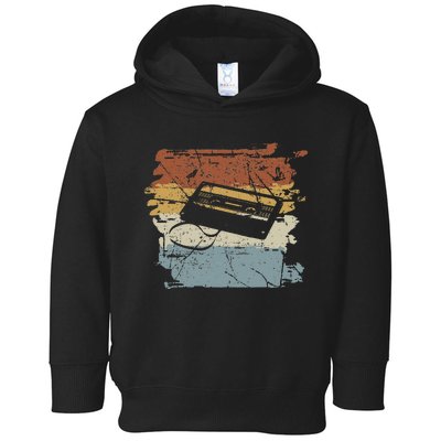 80S 90S Cassette Toddler Hoodie