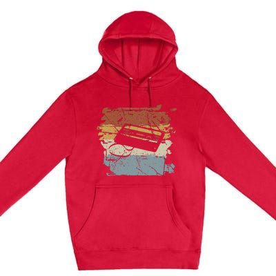 80S 90S Cassette Premium Pullover Hoodie