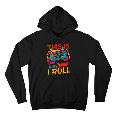 80S 90S Music Cassette Tape Hoodie