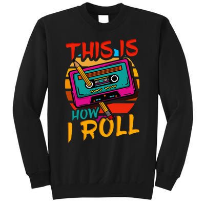 80S 90S Music Cassette Tape Sweatshirt