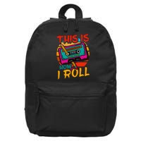 80S 90S Music Cassette Tape 16 in Basic Backpack