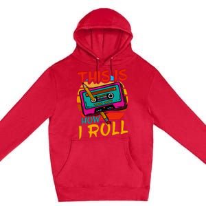 80S 90S Music Cassette Tape Premium Pullover Hoodie